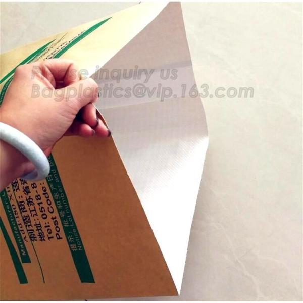 Color printed kraft paper laminated pp woven bag,Kraft paper laminated pp woven