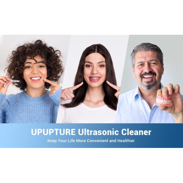 UV LED Light Ultrasonic Jewelry Cleaner