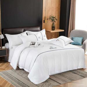 Luxury 5 Star Hilton Bedding Set Linen in 400TC Solid Pattern with Custom Duvet