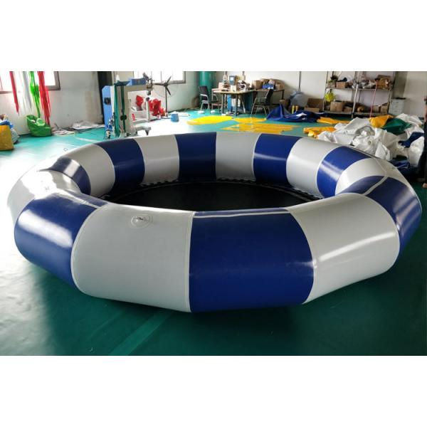 Adults 0.9mm PVC Custom Inflatable Floating Water Park Trampoline