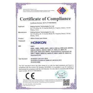 Beijin Honkon Technologies CO.，Ltd Certifications