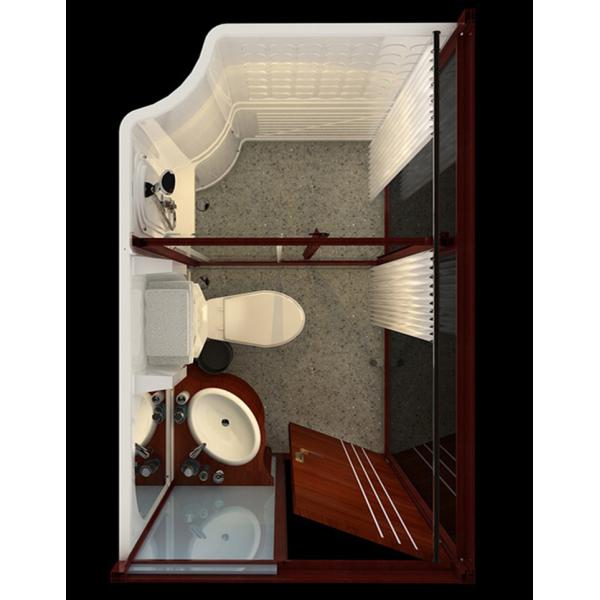 integrated bathroom suit/unit/room/cabin