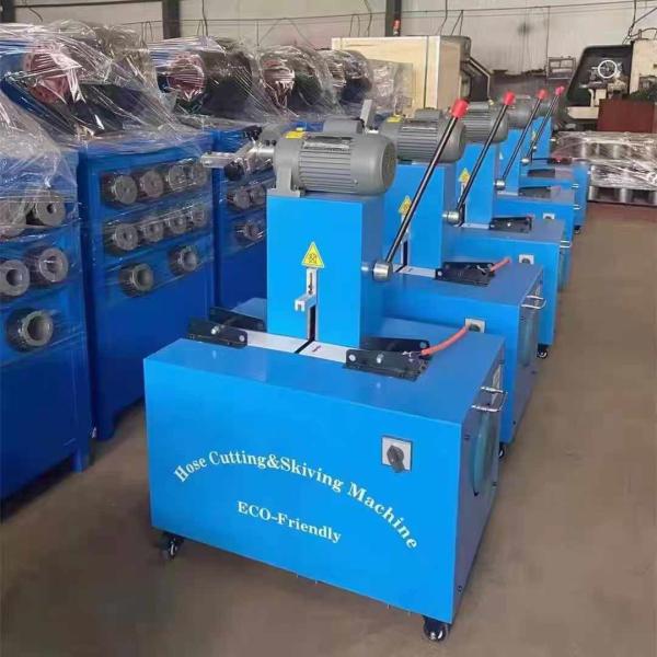 Electric 2 Inch 6-51mm 1/4 To 2 Inch Hose Cutting And Skiving Machine With Blade