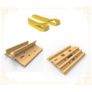 EX200 Triple Grouser Track Shoe Plate 17.6kg Yellow 25CrMnB