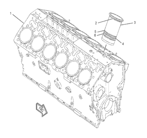 197-9322 1979322 Cylinder Liner Fitting For Excavator Engine Parts 365C 365C L 365C L MH