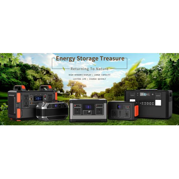 1000W Outdoor Portable Power Station LifePO4 Battery Multi Function