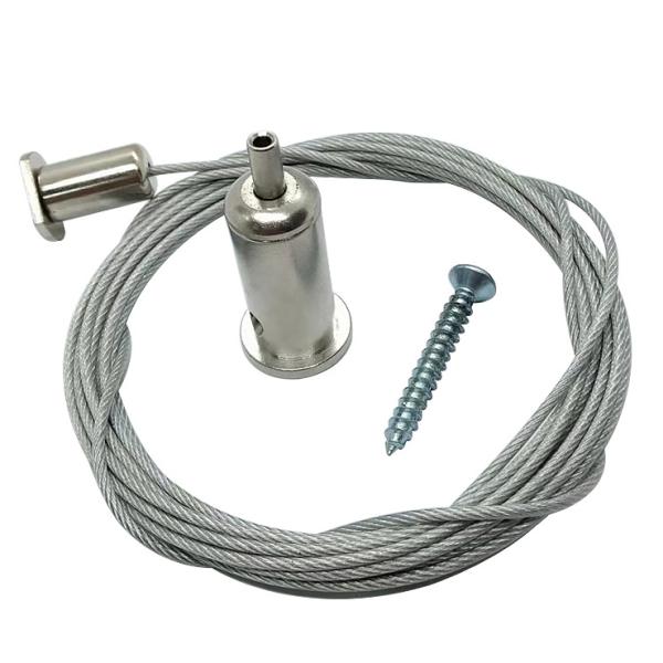 Ceiling Attachment Adjustable Cable Gripper Nickel Grip Lock CNC Hardware Tools