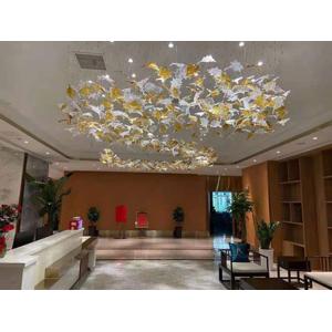 Art Designer Large Hotel Lobby Chandelier Maple Leaves Chandelier(WH-NC-96)