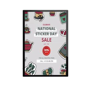 75 Inch Interactive Digital Signage with Touch Screen Wall-Mounted for Education