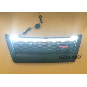 Matte Black TRD Front Grill With LED Lights For Toyota Fortuner 2018 / Fortuner