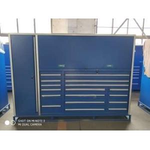 Metal Tool Box Roller Cabinet for Workshop Workstation Silver 72" Thickness 1.0