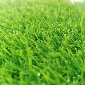 Anti Fire Artificial Soccer Turf , 40mm 50mm Synthetic Football Grass
