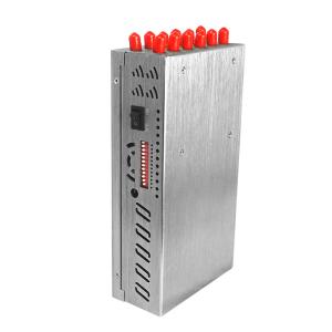 Handheld 12 Antennas Cell Phone Signal Jammer Exterior Aluminum Alloy Shell