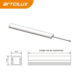 A2204 Strip Light for Wardrobes and Closets 12V SMD2835 7.2W/M 1000*18.4*16mm