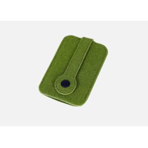 Custom Color Compact Small Felt Bag Comfortable Handling With Pull Out Button