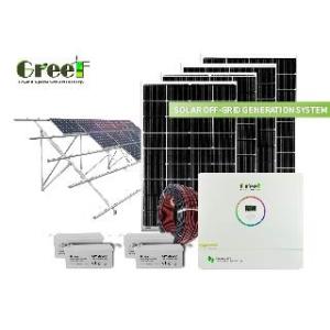 48-240V Output Voltage Solar System with Gel Battery Dependability