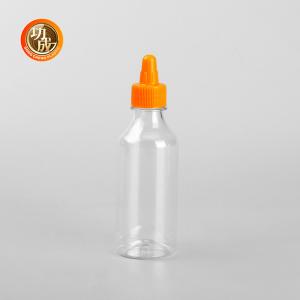 Cylinder Plastic Squeeze Sauce Bottle Dispensing Squeezeable Sauce Container