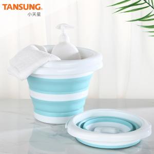 Easy-to-Carry Foldable Plastic Bucket Lightweight for Travel Collapsible