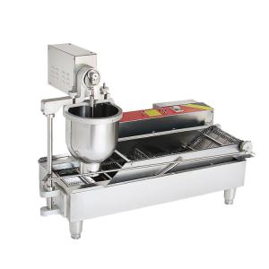 commercial auto mini mochi maker frying vending filling glazing donut making