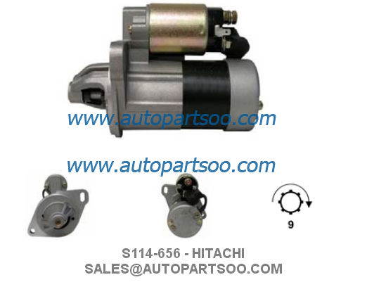 S13-204 129900-77010 - HITACHI Starter Motor 12V 2.3KW 9T MOTORES DE ARRANQUE