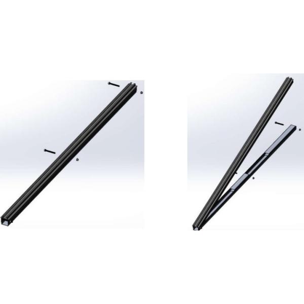 Solar Energy System 3kw Flat Roof Solar Mounting System Solar Panel Structure