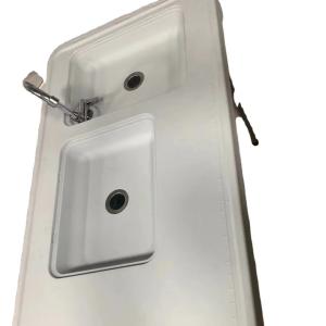 Wholesale Foldable Outdoor Cleaning Table with Sink and Plastic Material from china suppliers