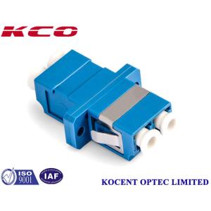 LC/UPC Fiber Optic Adapter with Ceramic Sleeves and 0.10dB Repeatability for Duplex Applications