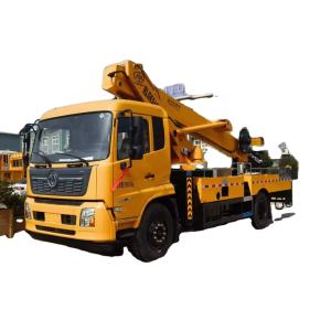 China China National Heavy Duty Truck HOWO 22m 23m 25m Maintenance Street Light Mobile Aerial Work Platform Lift Basket Aerial Work on sale