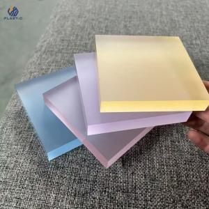 Transparent Coloured Perspex Sheets High Impact Resistance Rigid Acrylic Plastic