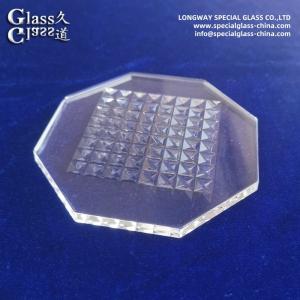 Custom Clear Textured Pyrex Led Cover Lens For Led Lighting Output