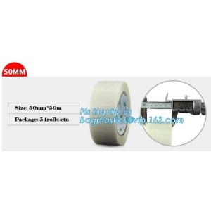 Drywall Mono Line Fiberglass Labelh Mounting Tape Bi-Directional Filament woven