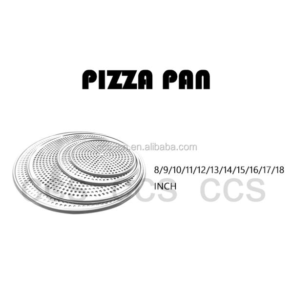 13 inch round mesh perforated pizza tray aluminum pizza screen pizza wire mesh screen