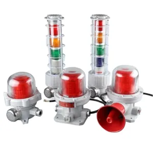 China Instant Response Explosion Proof Alarm Lights IP65 T1-T6 Temperature Classes 10W Power on sale