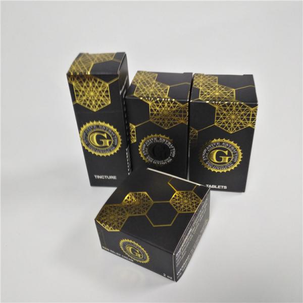 Child Proof Gift Box Packaging Colored Printed Folding Paper E Cigarette Smoke Oil Bottle