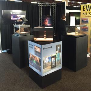 Professional Hologram Pyramid Hologram Showcase 3D Holographic Projector