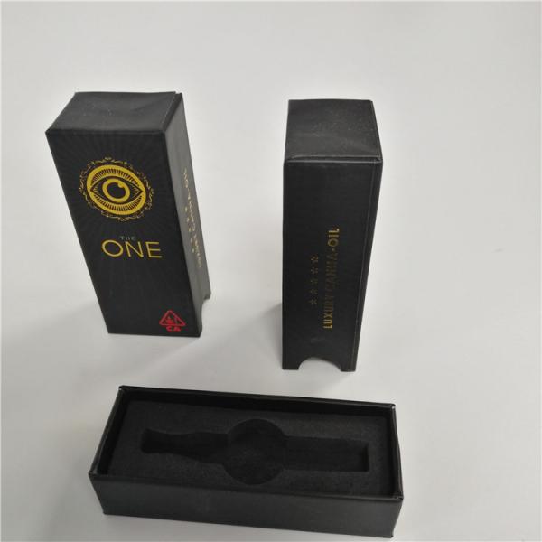Child Proof Gift Box Packaging Colored Printed Folding Paper E Cigarette Smoke Oil Bottle