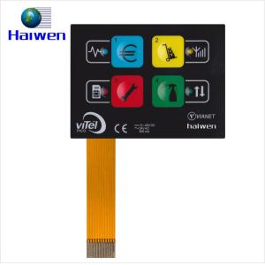 Customized PET Circuit Membrane Switch Screen Printing With LEDs