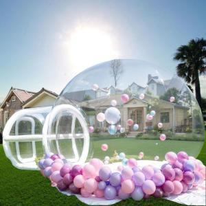 Hotel Entertainment Equipment Shopping Mall Pink Inflatable Bubble House with