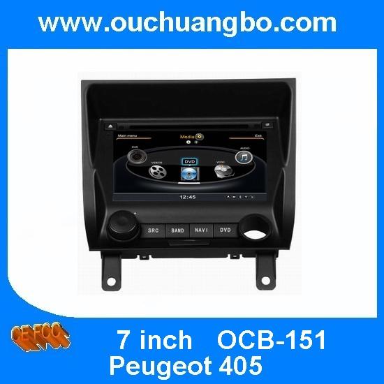 Ouchuangbo GPS Navigation 3G Wifi Bluetooth Stereo Radio Peugeot 405 S100 Platform DVD Player OCB-151