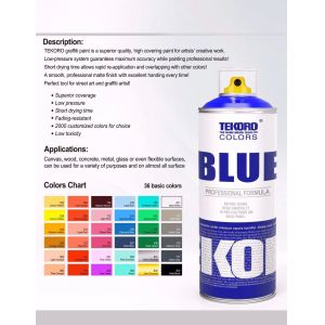 Chrome Effect Auto Graffiti Spray Paint with Low Odor Formulation for Versatile