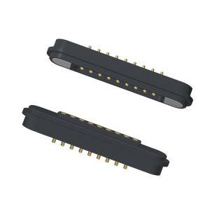 600G Magnetic Force 9pin Pogo Pin Magnetic Connector For Solar Simulator