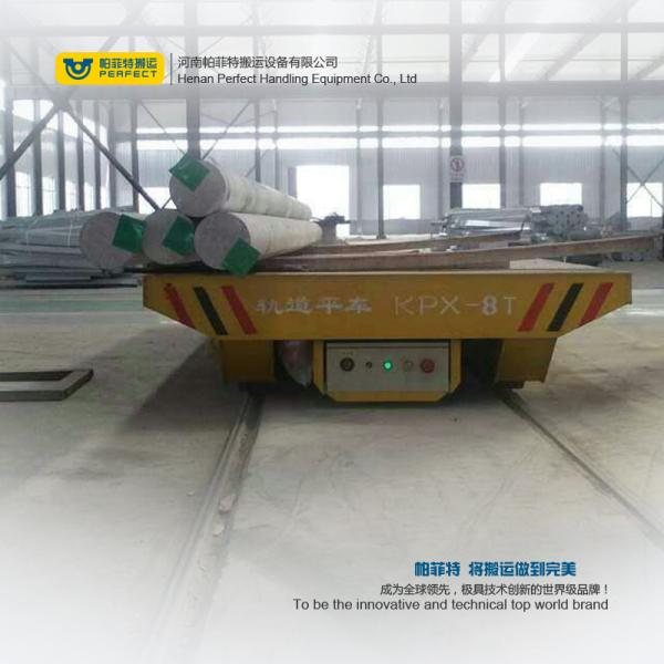 customized electric flat transfer cart for materials handling
