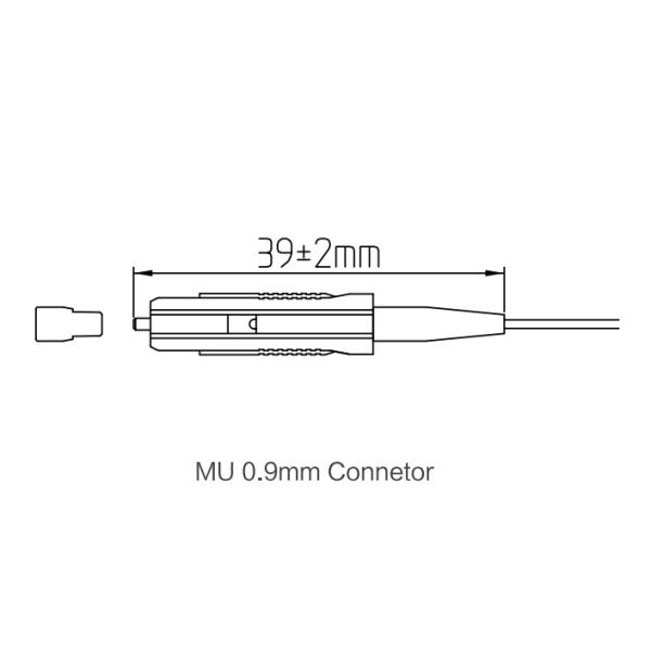 MU G.657A2 G625D DX 100M Fiber Optic Patch Cables