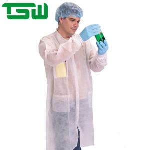 Personal Care Disposable Nonwoven PP Lab Coat