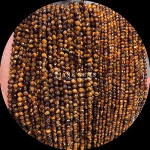 8mm Multi-color Gemstone Beads Red Jasper Tiger's Eye Mini Faceted Crystal