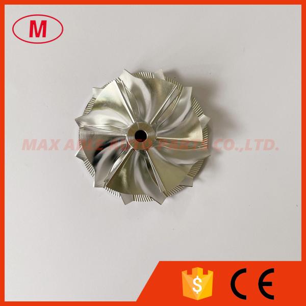 K04 48.35/58.00mm 6+6 Blades turbo aluminum 2618/Milling/billet compressor wheel 
