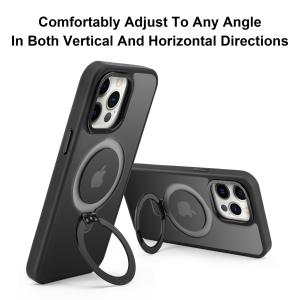 Magnetic Invisible Stand Magsafe Phone Case 16FT Military Shockproof Protection