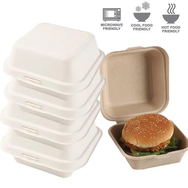 Bamboo Pulp Disposable Bento Box