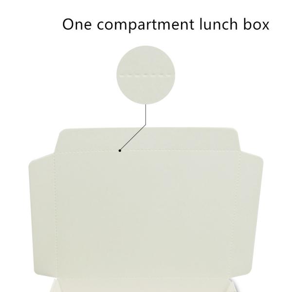 One Compartment Microwavable Disposable Bento Box Containers