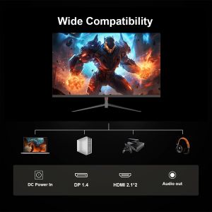 27-Inch Widescreen Gaming Monitor: 2560x1440 2K IPS Panel 240Hz High Refresh